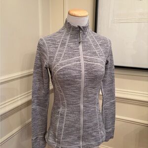Lululemon Athletica Women's Heathered Gray Zip-Up Jacket